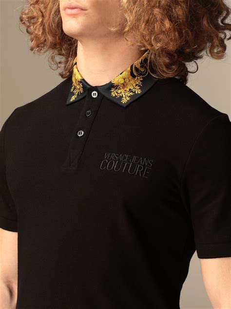 versace couture polo t shirt|Versace jeans couture polo shirt.